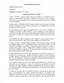 Expresión Oral y Escrita. Argumento del Libro: “El Baile.”