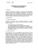 PROGRAMA PARA EL DESARROLLO DE ZONAS PRIORITARIAS