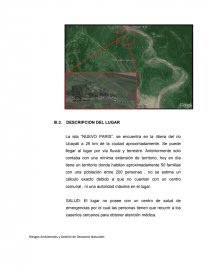 EVALUACION DE RIESGOS EN EL CASERIO NUEVO PARIS – YARINACOCHA. Página 5