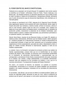 EL PODER DENTRO DEL MARCO CONSTITUCIONAL.