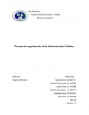 Formas de Organizacion de la Adm Publica