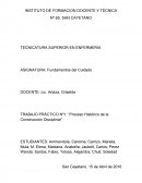 Proceso Histórico de la Construcción Disciplinar.