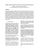 DISEÑO Y ANALISIS BASICO DE LA CERCHA Y ARCO DE UN PUENTE VEHICULAR