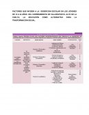 ONFLICTO ARMADO Y DESERCION ESCOLAR.