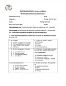 Prueba de lectura el principito