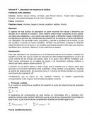 Informe N° 1, laboratorio de mecánica de sólidos. FUERZAS COPLANARIAS.