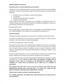 Calidad del gobierno corporativo.