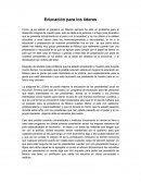 Tema: Educación para los lideres