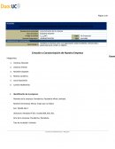 CREACION Y CARACTERIZACION DE NUESTRA EMPRESA