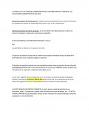 LOS FINES DE LAS ACTUACIONES ADMINISTRATIVAS SE MATERIALIZAN EN EL ORIGEN DE LAS ACTUACIONES ADMINISTRATIVAS