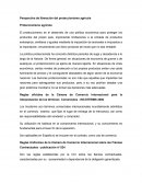 Perspectiva de liberación del proteccionismo agrícola