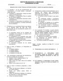 INSTITUCIÓN EDUCATIVA LA INMACULADA COMPRENSIÓN LECTORA