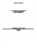 GESTION FINANCIERA. ESPECIALIZACIÓN EN ADMINISTRACIÓN DE LA INFORMÁTICA EDUCATIVA.