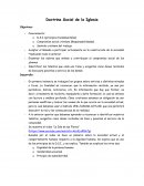 Dosctrina Social de la Iglesia