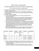 El átomo y la tabla periódica.