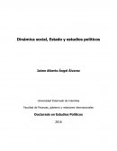 Dinámica social, Estado y estudios políticos