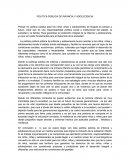 POLITICA PÚBLICA DE INFANCIA Y ADOLECENCIA