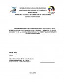 PROGRAMA NACIONAL DE FORMACIÓN DE EDUCADORES