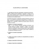 ¿Qué diferencia existe entre capacitación y desarrollo de personal?