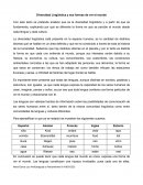 Diversidad linguistica y sus formas de ver al mund.