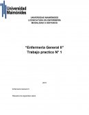 Enfermería General II Resuelva los siguientes casos