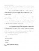 Examen pronostico. Estudio de mercado y el comportamiento del consumidor