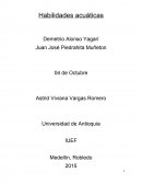 Habilidades acuáticas básicas