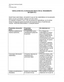 VINCULACION DE LA EDUCACION FISICA CON EL PENSAMIENTO MATEMATICO