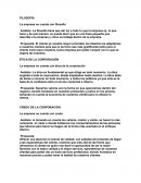 FILOSOFÍA La empresa no cuenta con filosofía