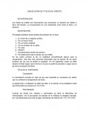 Los títulos de crédito son documentos que incorporan un derecho de crédito a favor del tenedor. La incorporación es una indisoluble unión entre el titulo y el derecho.