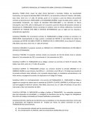 CONTRATO INDIVIDUAL DE TRABAJO POR OBRA O SERVICIO DETERMINADO