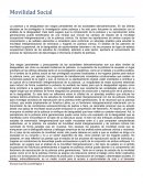 Movilidad Social.