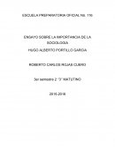 Importancia de la sociologia.Es normal pensar hoy en pleno siglo XXI que no hay ciencia que al ser humano no le pueda ayudar para entender el mundo que lo rodea