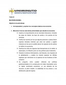 MACROECONOMIA Objetivos de aprendizaje