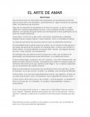 El arte de amar.