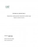 Estequiometria y Análisis gravimétrico determinación de sulfato en agua