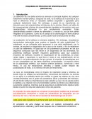 ESQUEMA DE PROCESO DE INVESTIGACIÓN