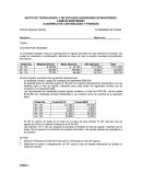 Primer Examen Parcial . Contabilidad de Costos