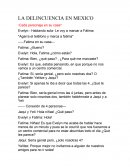 La delincuencia en Mexico.