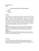 Informe de quimica.