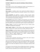 Aplicación de un plan de marketing al vehiculo electrico