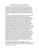 ENSAYO DIDÁCTICA DE LAS CIENCIAS SOCIALES