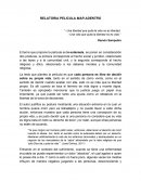 RELATORIA PELICULA MAR ADENTRO