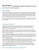 Seminario. Information Analytics for Business (Análisis de información para los negocios)