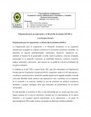 Organización para la cooperación y el Desarrollo Económico (OCDE).