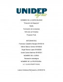 Formacion de la empresa proyecto final unidep