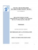 Relacion entre el uso de videojuegos y la conducta en jovenes de 13 a 17 años, Xalapa, ver. 2015