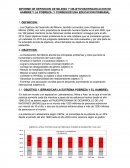 INFORME DE DEFINICION DE MILENIO Y OBJETIVOS(ERRADICACION DE HAMBRE Y LA POBREZA ;Y CONSEGUIR UNA EDUCACION PRIMARIA).