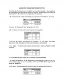 EJERCICIO PRESUPUESTO DE EFECTIVO