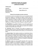 Síntesis de las principales escuelas económicas